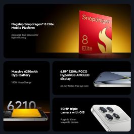 Smartphone Poco POCO F8 Pro 5G 6,9" Octa Core 12 GB RAM 512 GB Noir