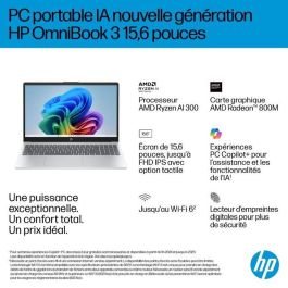 HP PC Portable Omnibook 3 15-fn0027nf - Windows 11 - 15.6" FHD IPS - Ryzen AI 5 330 - 24GB RAM - 512GB SSD - AZERTY