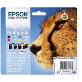 Epson Multipack T0715 Durabrite Cartouches d'encre Noire, Cyan, Magenta, Jaune Precio: 77.6900004. SKU: B14CCAFSYZ