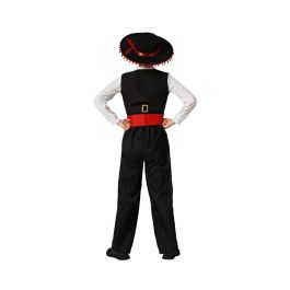 Déguisement Andalou Garçon Costume Cordobes 3-4 Ans Enfant Feria Espagnol Flamenco Blanc Noir Rouge Gris