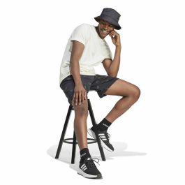 T-shirt à manches courtes homme Adidas Molded Linear Blanc Naturel