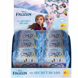 Lisciani Giochi Kit de Joyas Frozen LIS1737200180406 Caja con Cerradura Cuentas de Colores Charms de Frozen