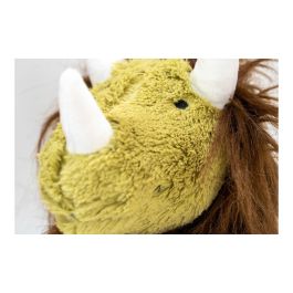 Jouet pour chien en peluche Gloria Vert Ocre Polyester polypropylène Monstre