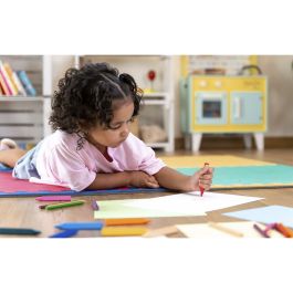 Crayons gras de couleur Jovi 989 Jaune 25 Pièces