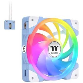 140mm Thermaltake SWAFAN EX14 ARGB PC Cooling Fan Hydrangea Blue TT Premium Edition 3 Fan Pack