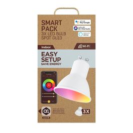 Ampoule à Puce Muvit iO Pack 3 5,5 W GU10 400 lm Wi-Fi LED 2700 K 6500 K