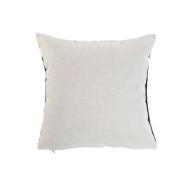 Coussin Home ESPRIT Blanc Noir Palmier 42 x 15 x 42 cm