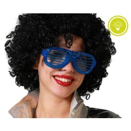 Gafas Lunettes à lumière LED avec grille pour carnaval et soirée - Modèle adulte, couleur bleue Precio: 10.5. SKU: B1CZYDN7MP