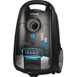 Sencor SVC 7500BK Aspirateur traîneau avec sac, filtre HEPA H13, 750 W, silencieux 75 dB(A), classe A, 314 m², sac 3.5 L, kit accessoires