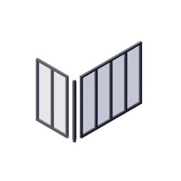 Optimum Poste d'angle Noir 50 x 30 cm - OPT3532830092131