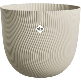 ELHO Sereh Rond 60 - Pot de fleur rond 110 L - Ø 59 x H 51 cm - Beige - Intérieur/extérieur - En plastique 100% recyclé Precio: 110.376. SKU: B13WSQJL3S