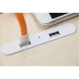 COMPLEMENTOS ORGANITA Module de Connexion Kaloa 2x USB-A Blanc avec Prise Murale et Driver Inclus
