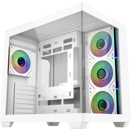 Cooler Master Elite 681 Blanc - Boîtier PC Gamer Mid-Tour - Verre Trempé Panoramique 270° - Compatible Watercooling 360/280 mm - USB-C 20 Gbps Precio: 126.072. SKU: B18JN3C98W
