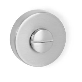SYSTEM Poignee de porte ronde Ø50, finitions Nickel Mate, Noir Mate et Chrome Satiné