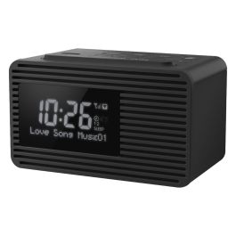 Panasonic RC-D8EG-K Radio-réveil DAB+ avec fonction répétition, Noir