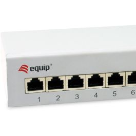 Equip Patchpanel 8x RJ45 Cat6A FTP 1HE Keystone Montage gr