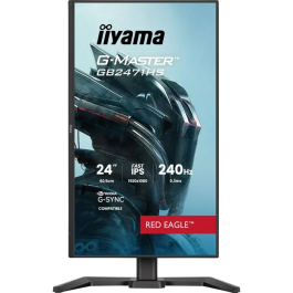 Iiyama Moniteur Gamer G-Master Red Eagle 23,8" FHD 240 Hz IPS 0,3 ms, Référence IIY4948570126392, Hauteur Ajustable