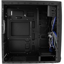 LC-Power 7036B Boîtier PC Midi-Tower Noir Compatible ATX, micro-ATX, Mini-ITX avec Ports USB 2.0, USB 3.2 Gen 1 et Support Ventilateurs 120 mm