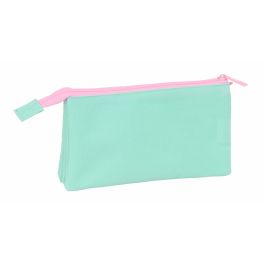 Trousse Fourre-Tout Triple Stitch Vert 22 x 12 x 3 cm