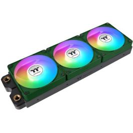 120mm Thermaltake CT120 EX ARGB Sync PC Cooling Fan Racing Green 3 Pack