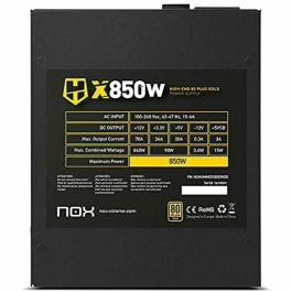 Bloc d’Alimentation Nox-Xtreme NXHUMMERX850WGD ATX 850 W 80 Plus Gold