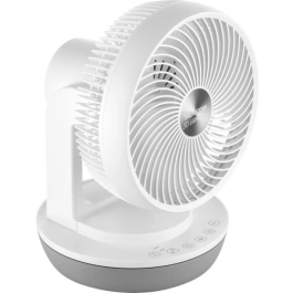 Sencor SFE 2340WH - Ventilateur de bureau silencieux 23 cm, 3 vitesses, télécommande, oscillation horizontale 70° et verticale 90°, minuterie 1-8h