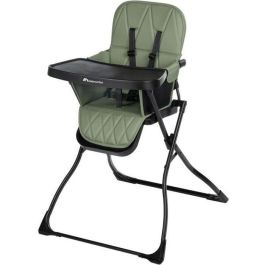 BEBECONFORT LILY Chaise haute bébé, ultra compacte et légere, confort optimal, de 6 mois a 3 ans, jusqu'a 15 kg, Mineral green