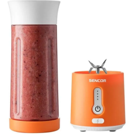 Sencor SBL 133OR Mixeur Smoothies Portable Puissant 150 W, Réservoir 500 ml, Recharge USB-C, Étanche IPX65