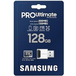 CARD 128GB Samsung PRO Ultimate microXC 200MB/s +USB-Kartenleser