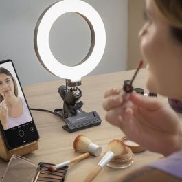Anneau Lumineux Selfie avec Clip de Support Lumahoop InnovaGoods