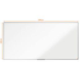Tableau magnétique Nobo Essence Blanc Acier 240 x 120 cm