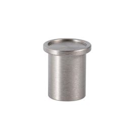 Viefe Pomo de Aluminio Modelo Round Ø25 mm Acabado Efecto Inox