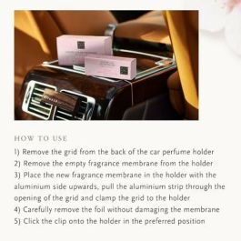 Rituals The Ritual of Sakura Recharge Désodorisant Voiture 2 x 3g Fleur de Cerisier Lait de Riz