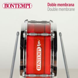 Tambour Bontempi Plastique 31 x 15 x 31 cm Rouge (4 Unités)