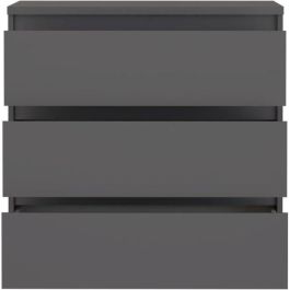 Commode CHELSEA 3 tiroirs Antracita 77,2 x 42,2 x 79,9 cm CHELSEAK23U27S