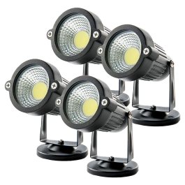 Pack 4 Focos LED Jardin 5W 450Lm 6000K 40.000H [SL-SL-C12-5W-CW-PK4-AP]