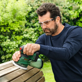 Bosch Ponceuse excentrique sans fil UniversalOrbit 18V-20, 125 mm, 1 batterie 2.0 Ah + chargeur, Systeme POWER FOR ALL 18V