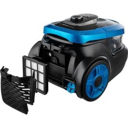 Sencor Aspirateur traîneau sans sac SVC-1035TQ - 750 W, filtre HEPA H13, 75 dB, réservoir 1 L, tube télescopique métallique, noir/bleu