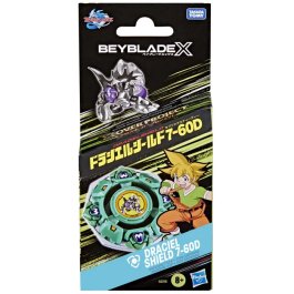 Beyblade X Pack X-Over Project Draciel Shield 7-60D, Toupie de Défense Takara Tomy pour Compétition, pour Enfants de 8 Ans et Plus