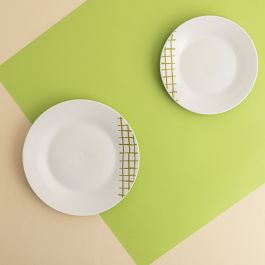Assiettes Quid Kansas Vert Céramique 18 Pièces