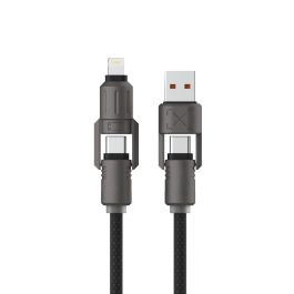 Câble USB KSIX Noir 1 m