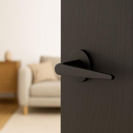 JANDEL Roseta Laia 1219 Ø52 Negro Mate, Cromo Satinado Acabado Cromo Satinado