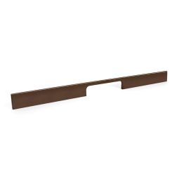Viefe Tirador Peak en Aluminium Marron Métallisé, Distance Trous 448mm