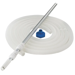 Intex Kit de Maintenance Vac+ pour Piscines Hors-Sol avec Filtration - Aspirateur, Manche Télescopique, Tamis et Brosse Inclus