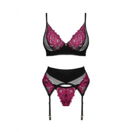 Ensemble de Lingerie Obsessive Noir M/L