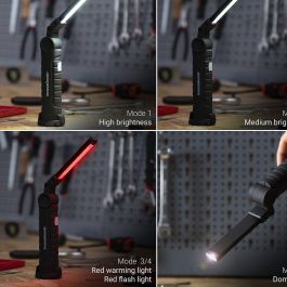 Lampe de Poche LED Rechargeable Magnétique 5 en 1 Litooler InnovaGoods