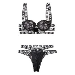 Ensemble de Lingerie Fantasy Lingerie Noir (L/XL)