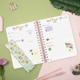 Agenda Finocam THE FLOWER JOURNAL A5 15,5 x 21,2 cm Rose 2026