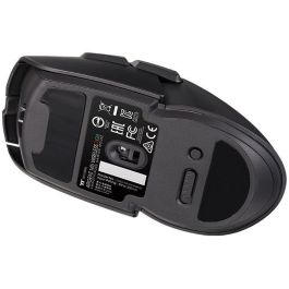 Thermaltake Argent M5 Souris de Jeu Sans-Fil RGB Ambidextre, Noir, Bluetooth 5.0, USB, Capteur Optique 16000 DPI, 8 Boutons Programmables, 400 IPS