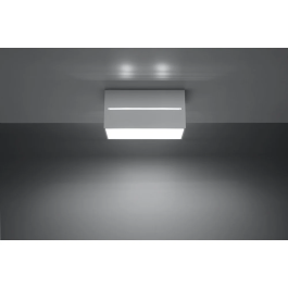 SOL Plafonnier LED Aluminium Lobo SOL-SL.0384 Design Moderne Contemporain Minimaliste 2 Ampoules